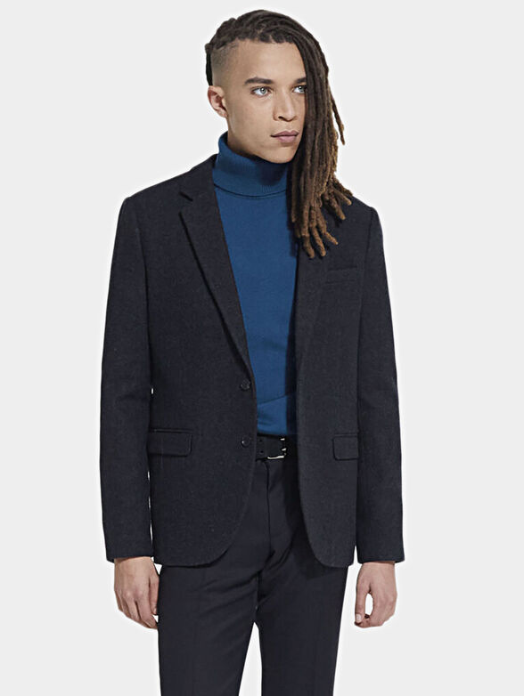 Dark grey blazer - 1