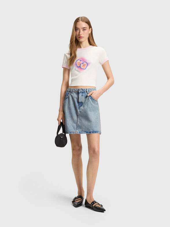 GAMI  mini denim skirt - 4