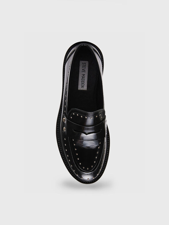 HARLOE leather loafers with eyelets - 6