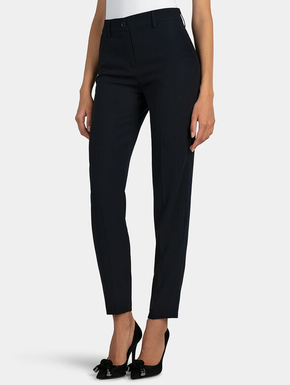 Black slim trousers - 1