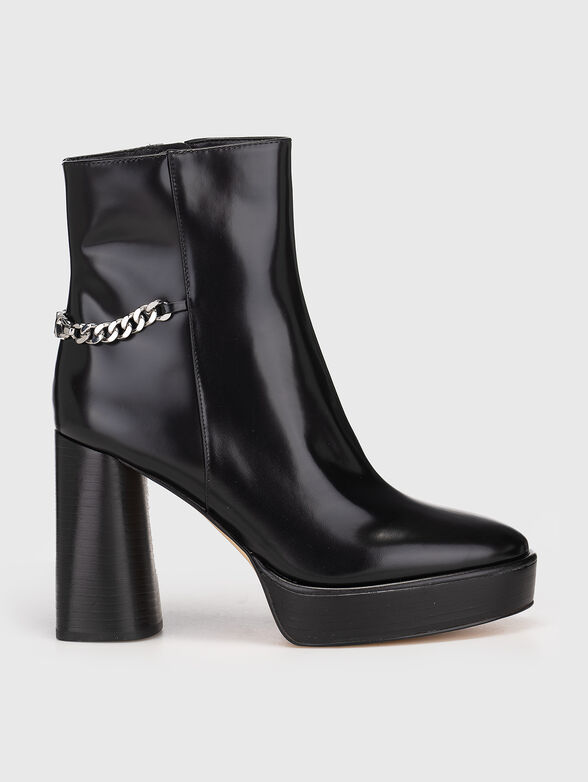 Leather heeled boots - 1