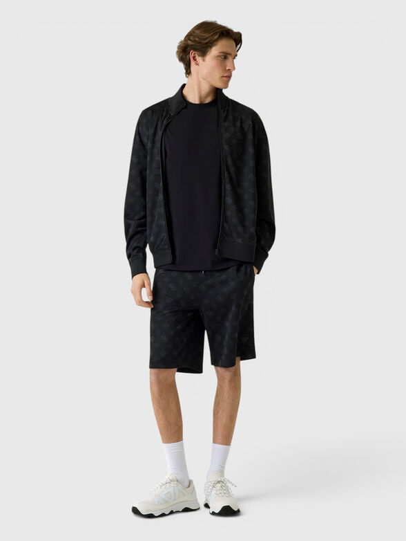 Black Shorts with a Logo  - 4