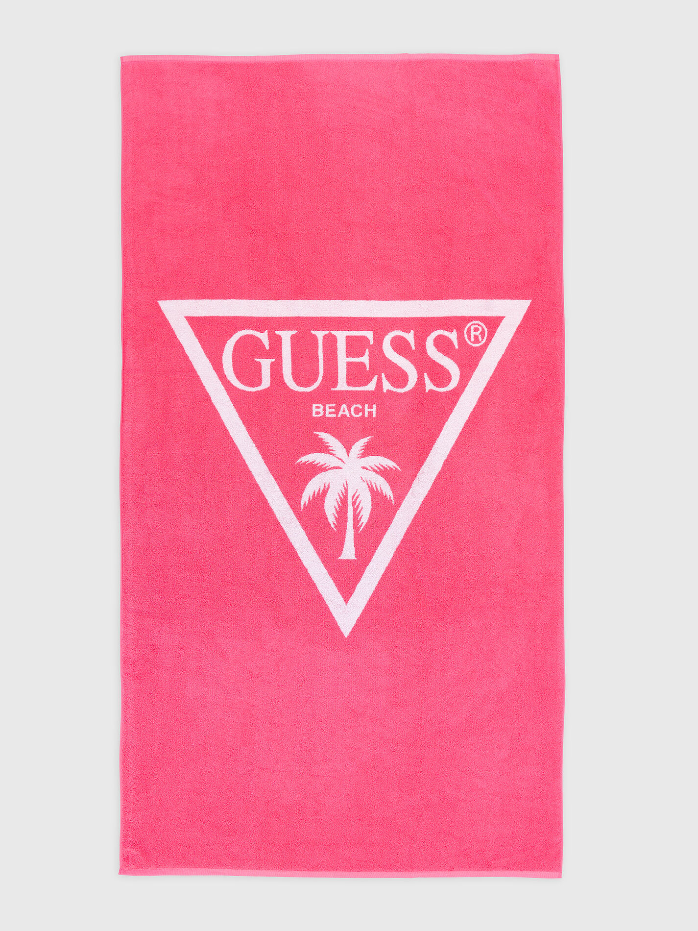 Beach towel with logo brand GUESS — Globalbrandsstore.com/en