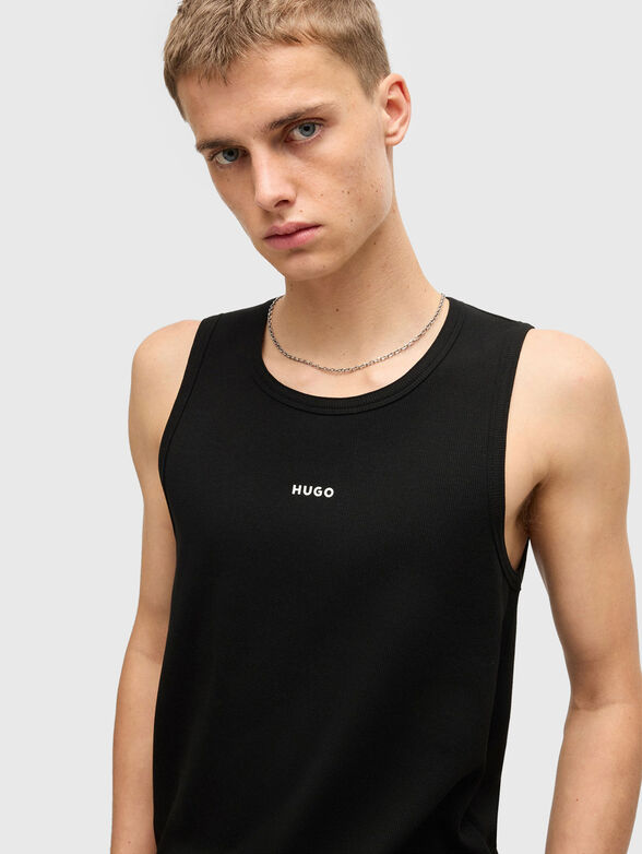 Ribbed top with logo - 4