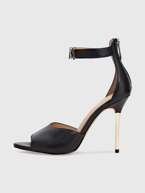 MONITA black heeled sandals - 1