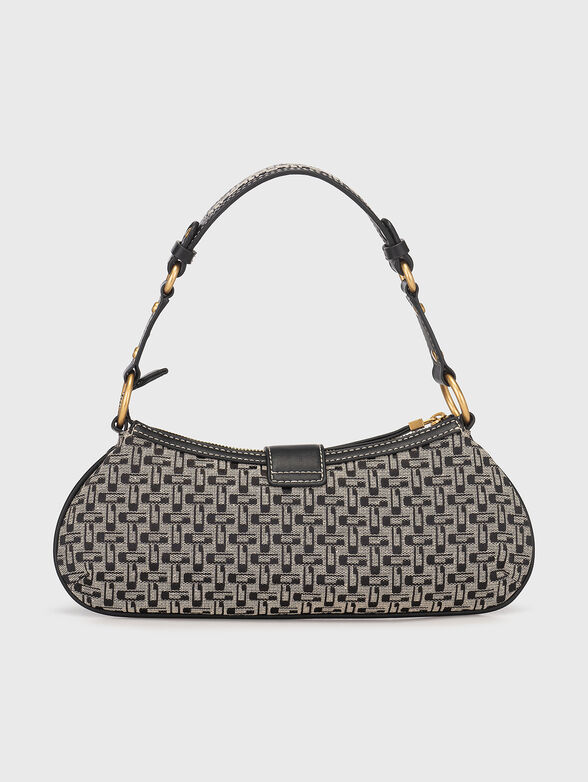 Shoulder bag with monogram print  - 2