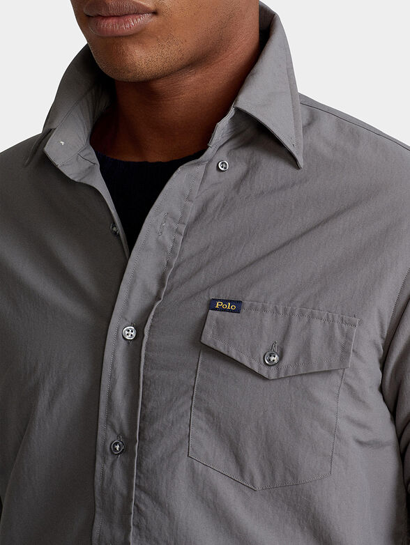Grey overshirt - 2