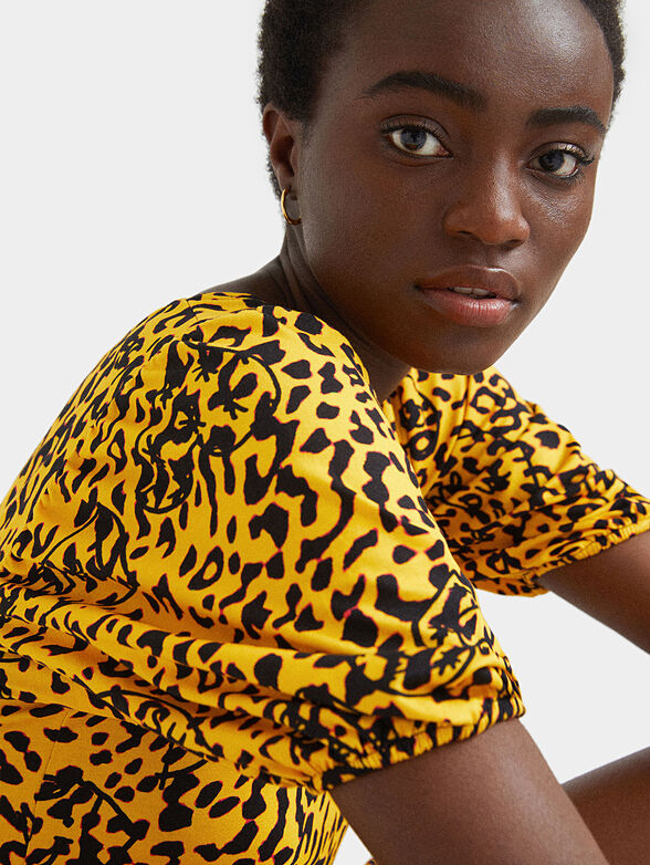 AKROM Dress with animal print - 4