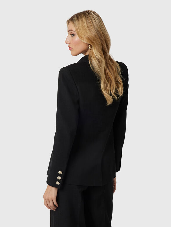 DANIELLE single-breasted cotton blazer - 3