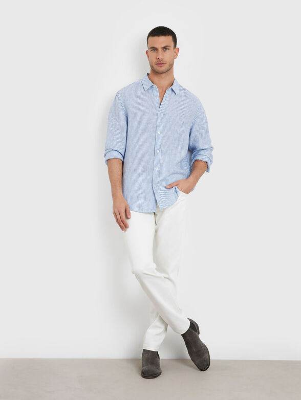 Striped linen shirt - 2