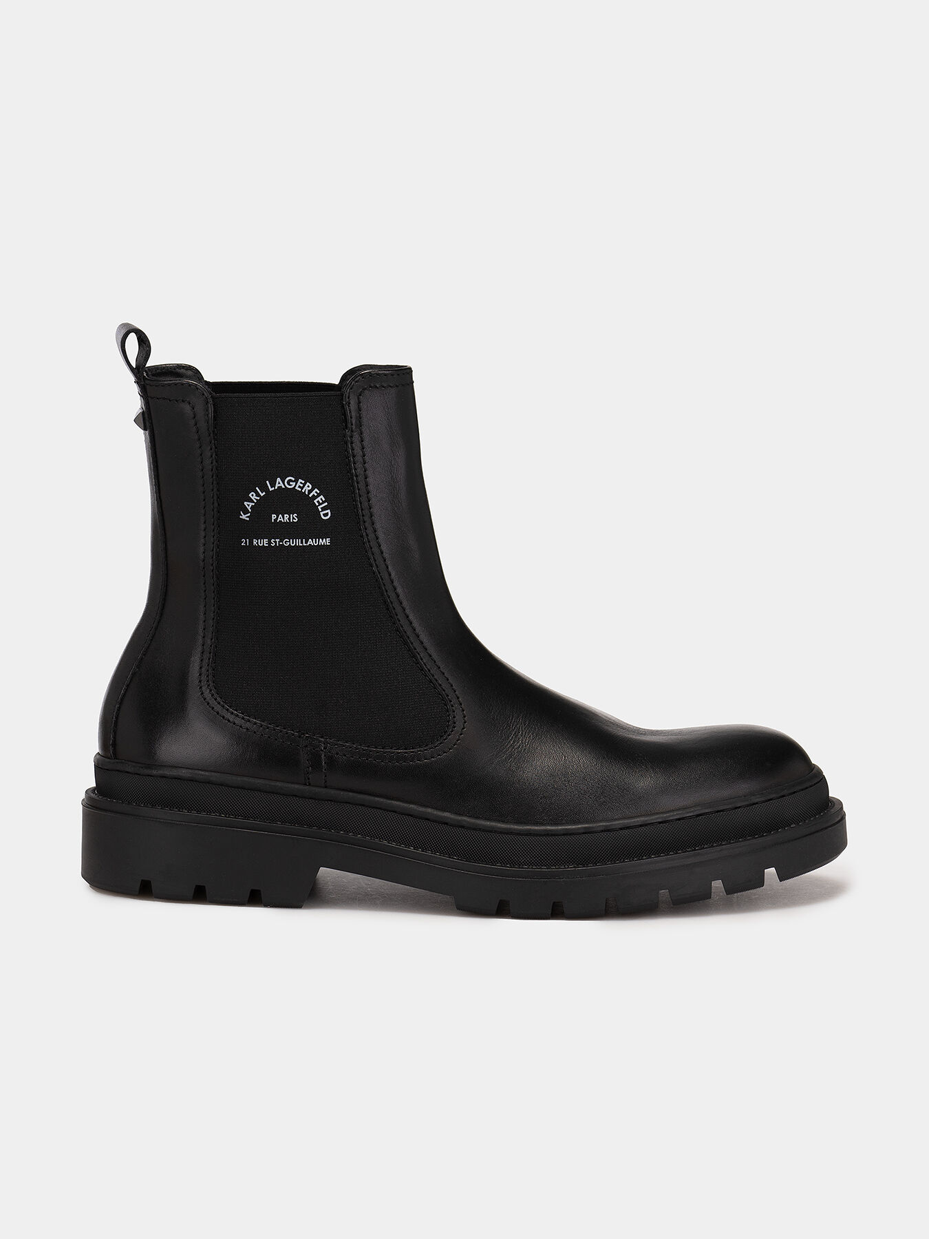 OUTLAND ankle boots with logo print brand Karl Lagerfeld Globalbrandsstore en