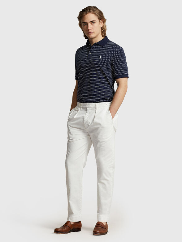 Polo-shirt with polka dot print - 2