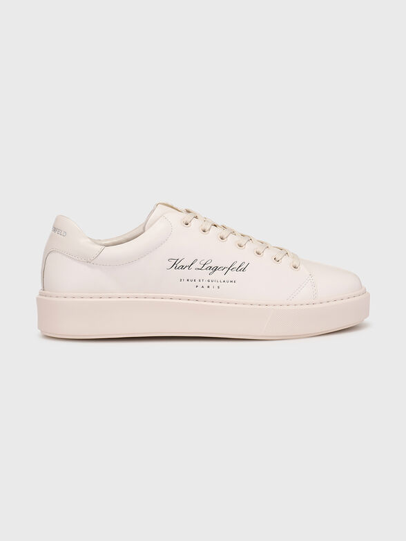 MAXI KUP leather sports shoes in black - 1