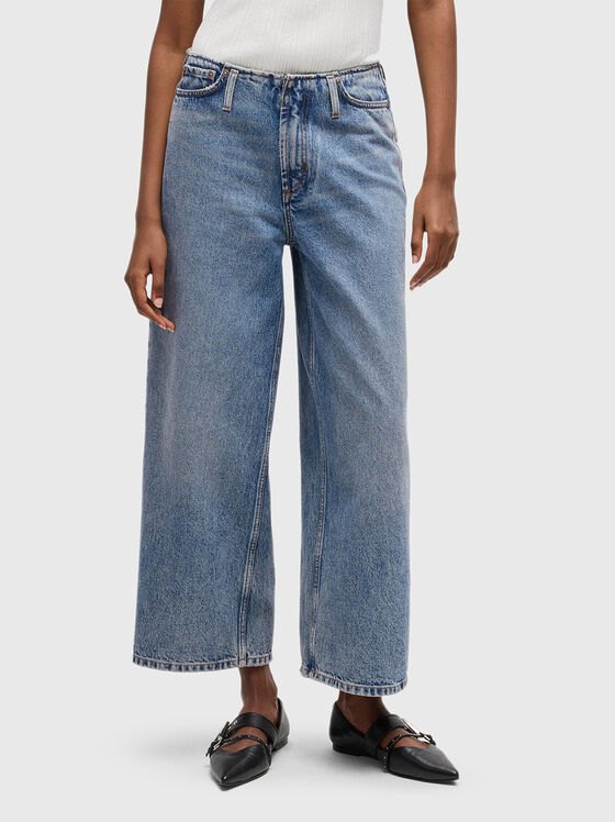 Дънки GITANE със скъсена кройка  - 1