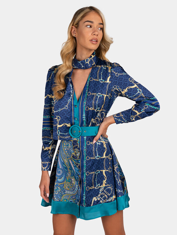 FLORE satin dress - 1