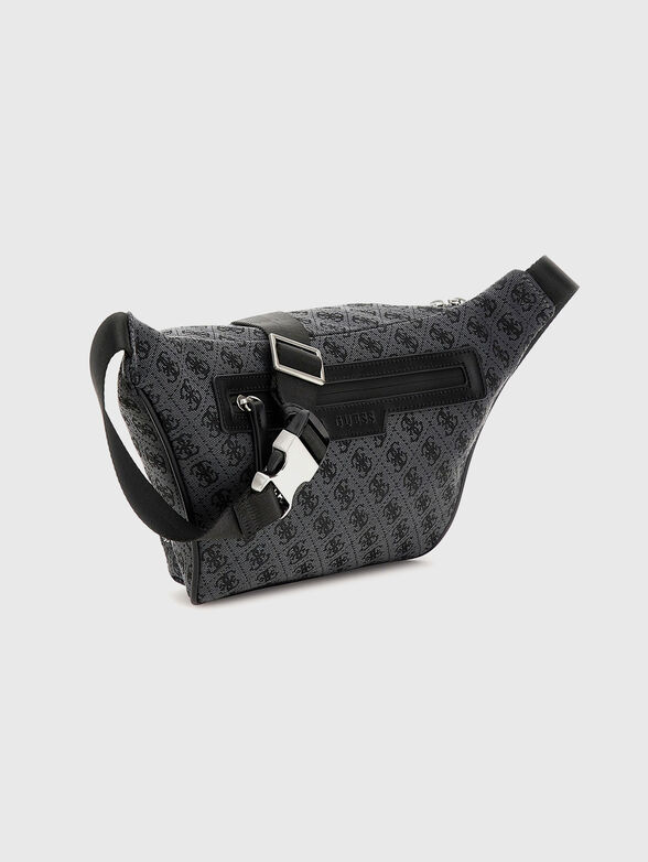 Waist bag with monogram logo print - 2