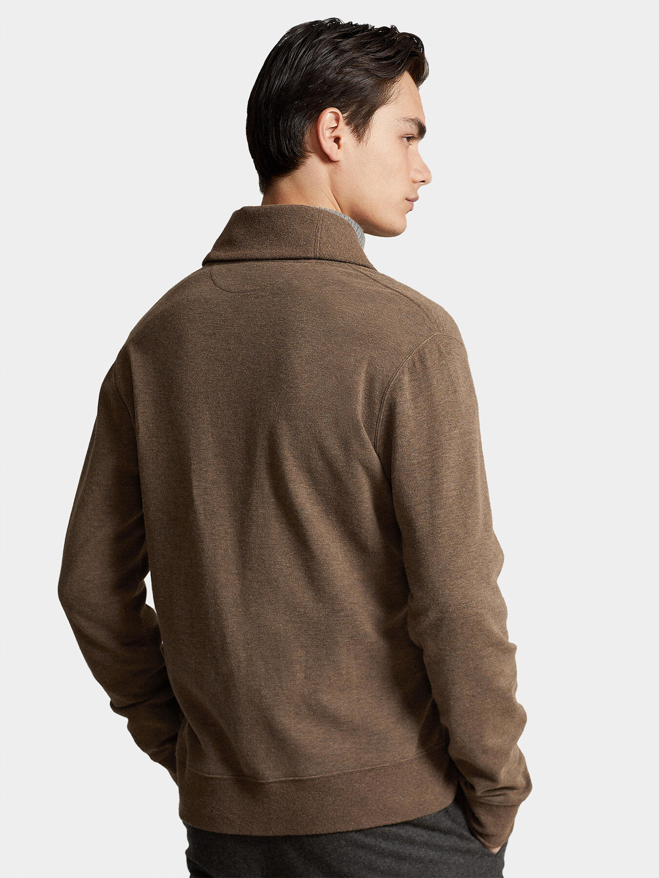 Cotton blend cardigan with shawl collar brand POLO RALPH LAUREN —  Globalbrandsstore.com/en