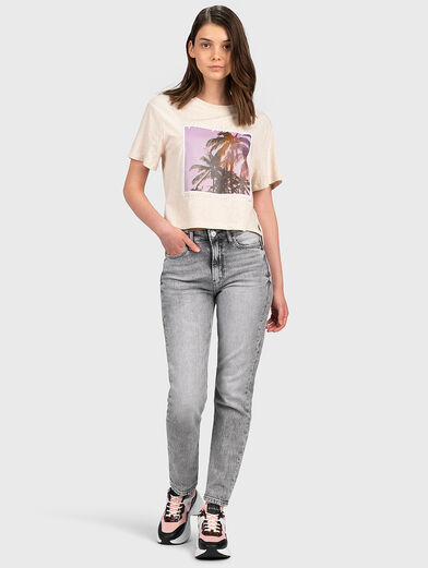 Grey jeans with washed effect - 1