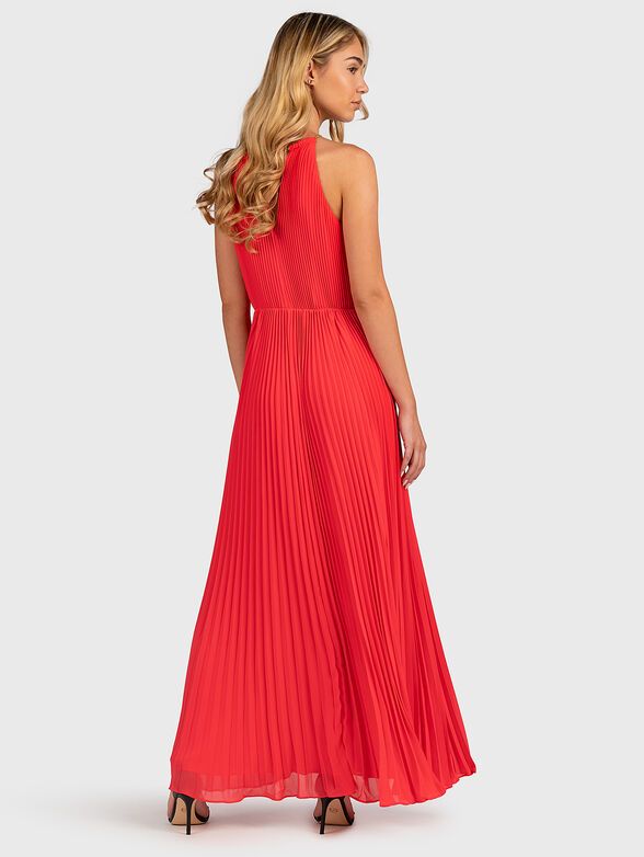 Pleated halter neck dress - 2