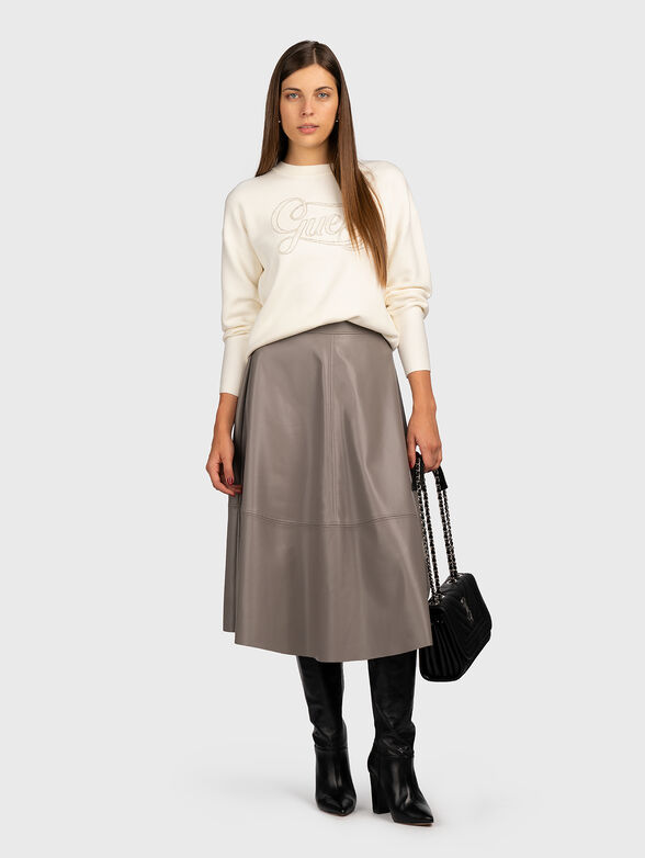 LAURA sweater in black with logo - 2