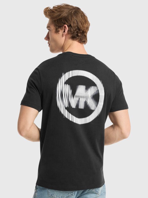 Cotton T-shirt with a graphic print - 2