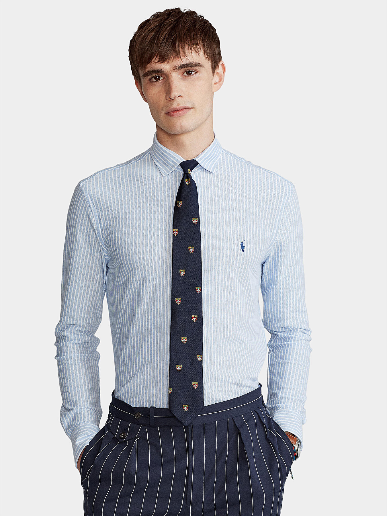 Cotton striped shirt brand POLO RALPH LAUREN Globalbrandsstore