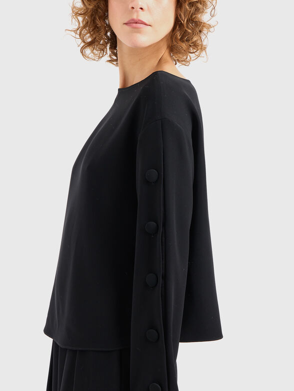 Boat neck blouse - 4