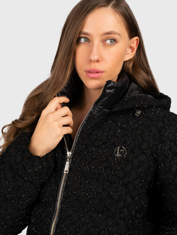 Black jacket with shiny accents - 5