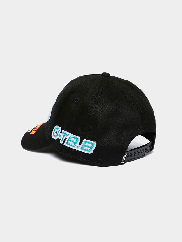 FGIO hat in black color with embroidery - 2