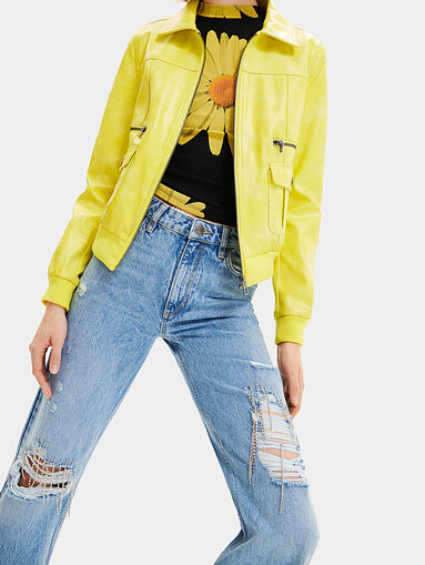 Blue ripped jeans - 4