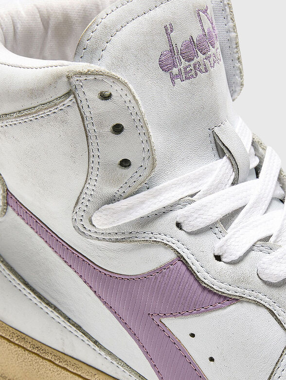 MI BASKET Leather sneakers - 5