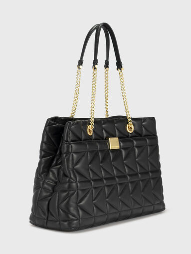 Large quilted bag with logo detail - 3