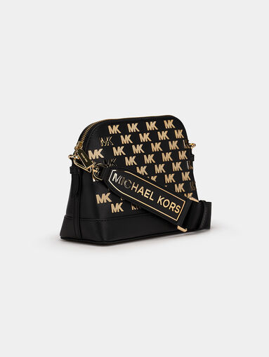 Black bag with gold logo accent - 4