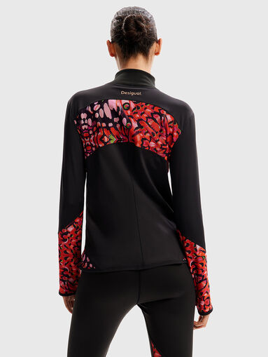 Sport sweatshirt with zip  - 3