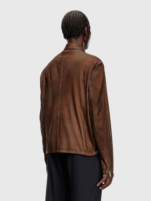 L-CROMBE leather jacket in lambskin - 3