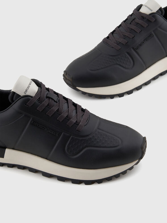 Leather sneakers - 4