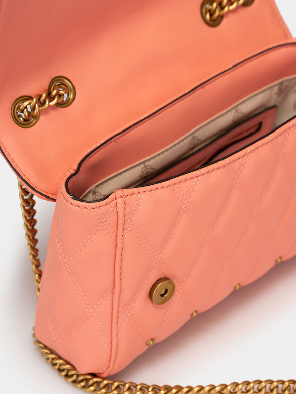 TRIANA bag with quilted effect and metal studs - 6
