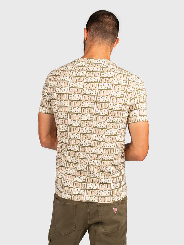 Cotton T-shirt with monogram print - 3
