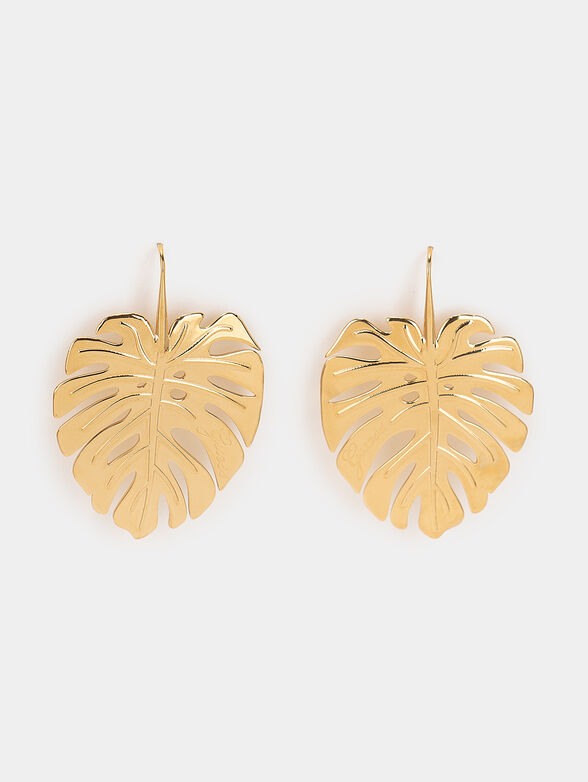 RG PAVE WEDGE golden earrings - 1