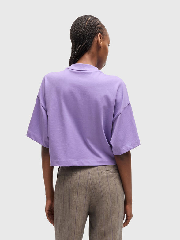 DAMELODY black cotton T-shirt - 3