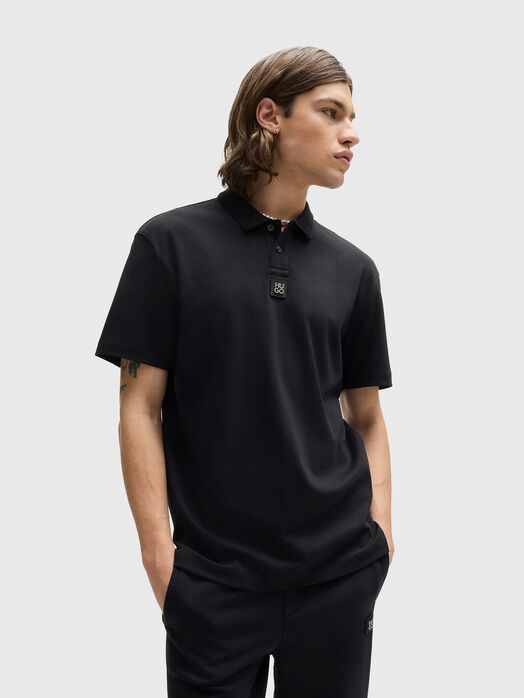 DEABONO polo shirt in black