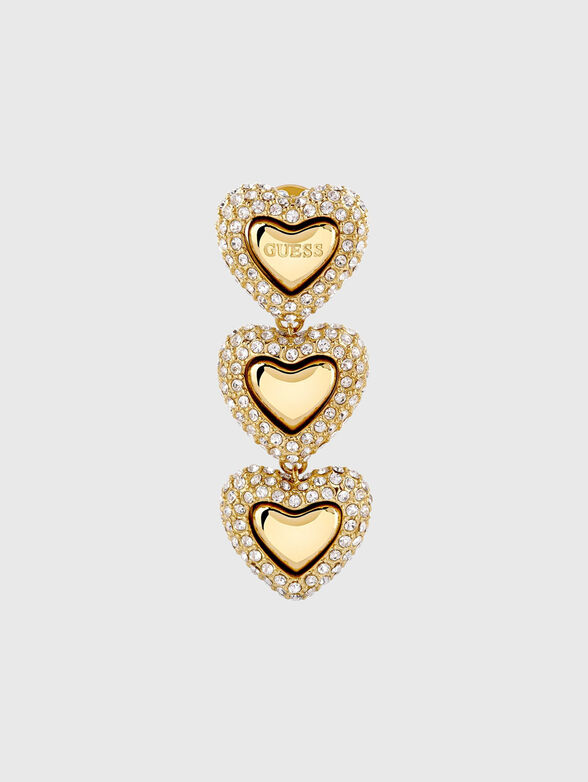 Earrings with rhinestones - 2