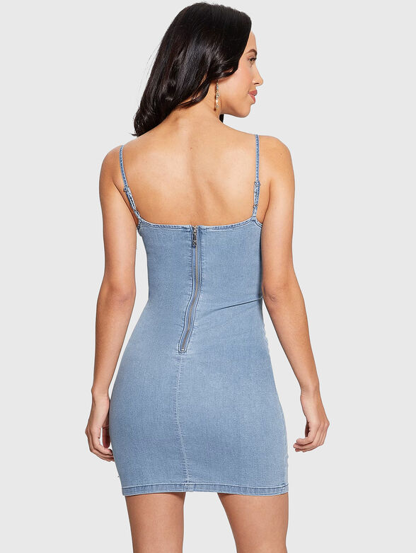 Denim mini dress - 2