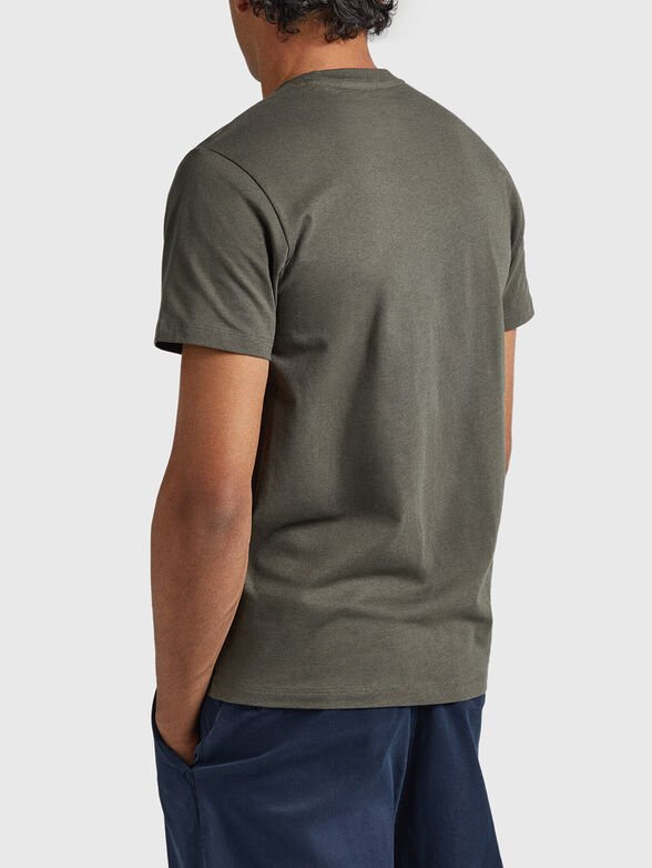 OLDWIVE cotton T-shirt with contrasting print - 3