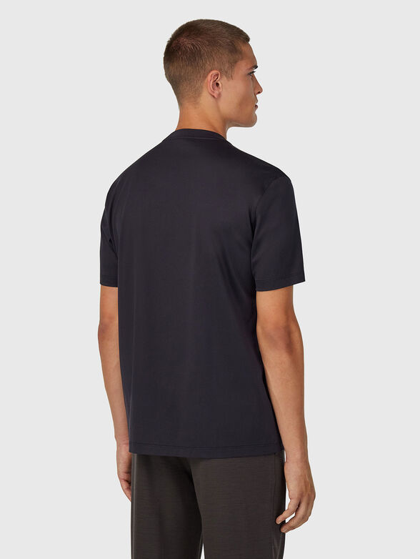Cotton and silk T-shirt - 3