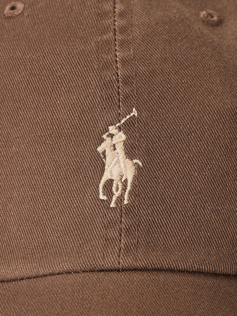 Brown hat with logo  - 3