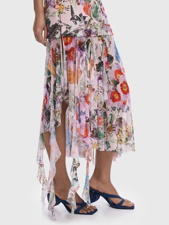 Dress with floral print - 6