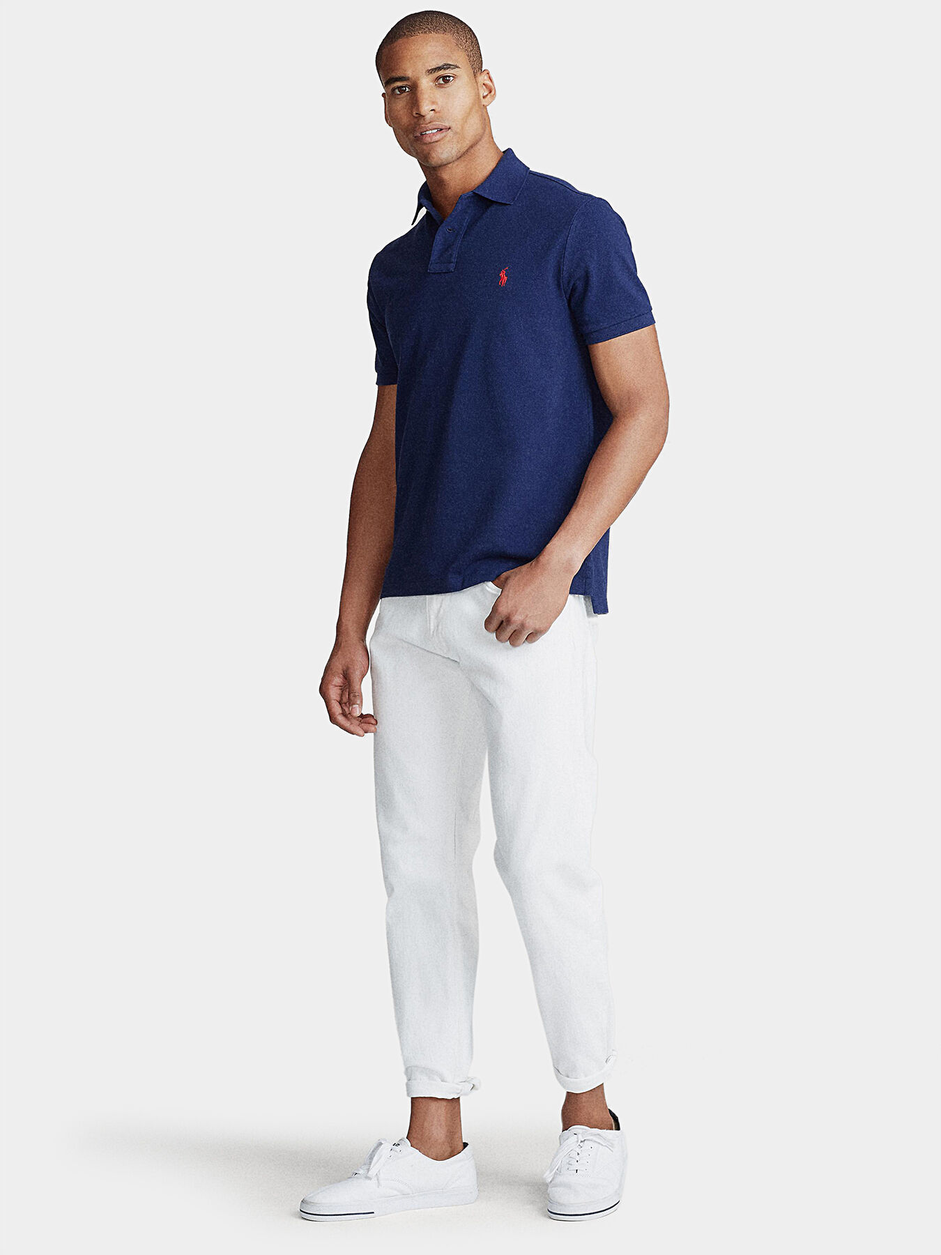 Polo shirt with logo embroidery brand POLO RALPH LAUREN