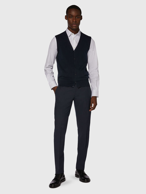 Wool blend trousers - 4