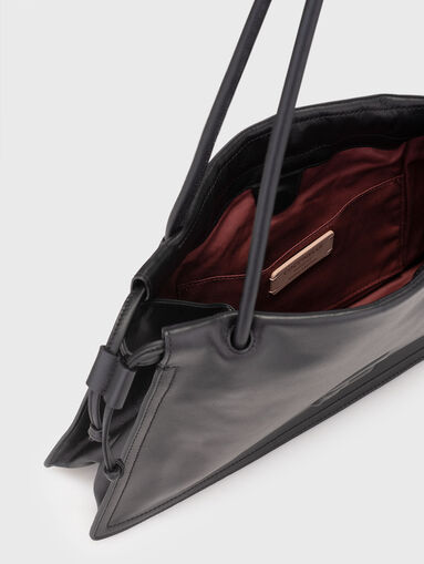 Leather bag with logo - 5